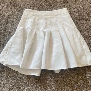 White SHEIN skater skirt